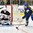 KAMLOOPS, BC - MARCH 29: Sweden's Pernilla Winberg #16 skates with the puck while Japan's Nana Fujimoto #1 defends her net during preliminary round - 2016 IIHF Ice Hockey Women's World Championship. (Photo by Matt Zambonin/HHOF-IIHF Images)

